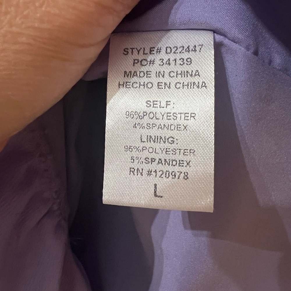 Entro Lavender Tiered Midi Dress - Picture 6 of 10